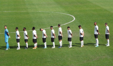 Equipe Sub-20 do Corinthians antes da partida contra o Paulista, pelo Paulist�o