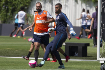 Danilo no treino da manh�