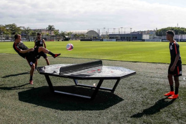 Jogadores fizeram o �ltimo treino antes de enfrentarem o Santos, pelo Paulist�o