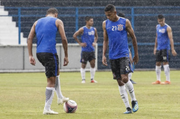 Treino da equipe sub-20 preparando para a Copa S�o Paulo de Futebol Jr