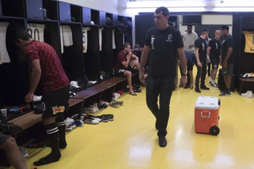 Jogadores se preparam para enfrentar o Cruzeiro no Mineir�o