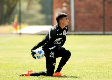 Matheus Donelli no treinamento desta quarta-feira