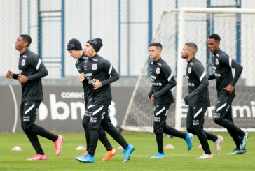 Jogadores no �ltimo treinamento do Corinthians antes do Majestoso contra o S�o Paulo