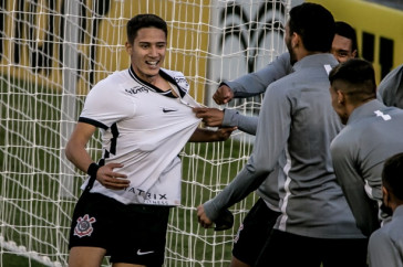 Keven durante jogo entre Corinthians e Am�rica-MG, pelo Brasileiro Sub-20
