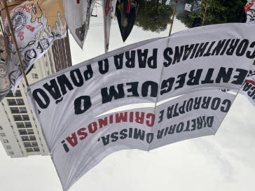 Protesto torcida Corinthians