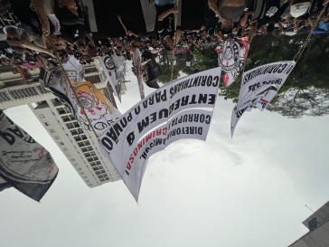 Protesto torcida Corinthians