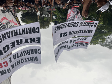 Protesto torcida Corinthians