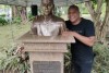 Marcelinho Carioca inaugura busto em sua homenagem no Parque São Jorge; veja fotos