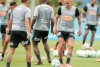 Corinthians realiza treino tcnico em campo reduzido visando o Fluminense; veja provvel escalao
