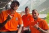 Trio revelado na base do Corinthians posta foto na Ucrnia: Os moleques do Terro