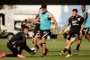 Corinthians se apresenta e inicia preparao para encarar o Atltico-GO com treino em campo reduzido