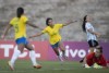 Yasmim comemora estreia na Seleo com gol e fala em virar a chave para Drbi do Brasileiro