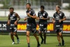 Corinthians tem treino com apenas 11 em campo por reao  terceira dose da vacina; veja caso a caso