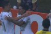 Balbuena  atingido por garrafa em comemorao aps virada do Corinthians contra o Atltico-MG