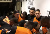 Bastidores da classificao do Corinthians tm discursos ardentes de veteranos e festa no vestirio