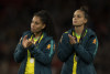 Yasmim diz se sentir vitoriosa por representar o Brasil e comenta evoluo do futebol feminino