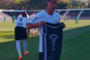 Atleta do Corinthians presta homenagem a vtimas de acidente durante partida do Sub-20