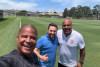 Marcelinho Carioca se encontra com diretores do Corinthians no CT da base e anuncia novidades
