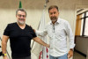 Augusto Melo se rene com presidente do So Caetano no Parque So Jorge; veja motivo da reunio