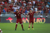 Jogadores do Corinthians entram em campo no fim das Eliminat&oacute;rias antes de decis&atilde;o na Copa do Brasil