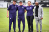 Dorival e Fabinho Soldado acompanham atividade do Corinthians Feminino no CT