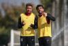 Corinthians realiza novo treino em dois per&iacute;odos no CT com direito &agrave; palestra sobre antidoping
