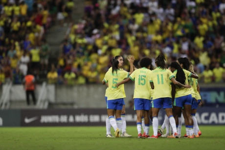 A Seleo Brasileira venceu a Jamaica em amistoso disputado na Arena Pernambuco neste sbado