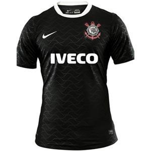 Camisa do Corinthians de 2012 - Camisa do Corinthians com patrocínio da Iveco - Preta
