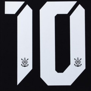 Camisa do Corinthians de 2017 - Detalhe dos números no uniforme II