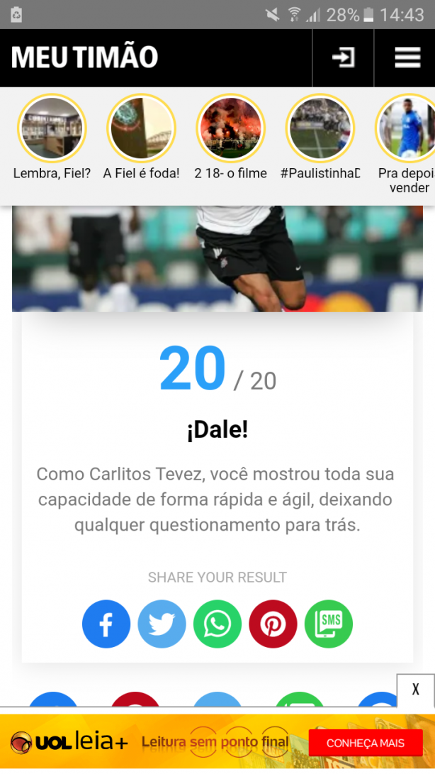 Aqui  Corinthians #$!@% !