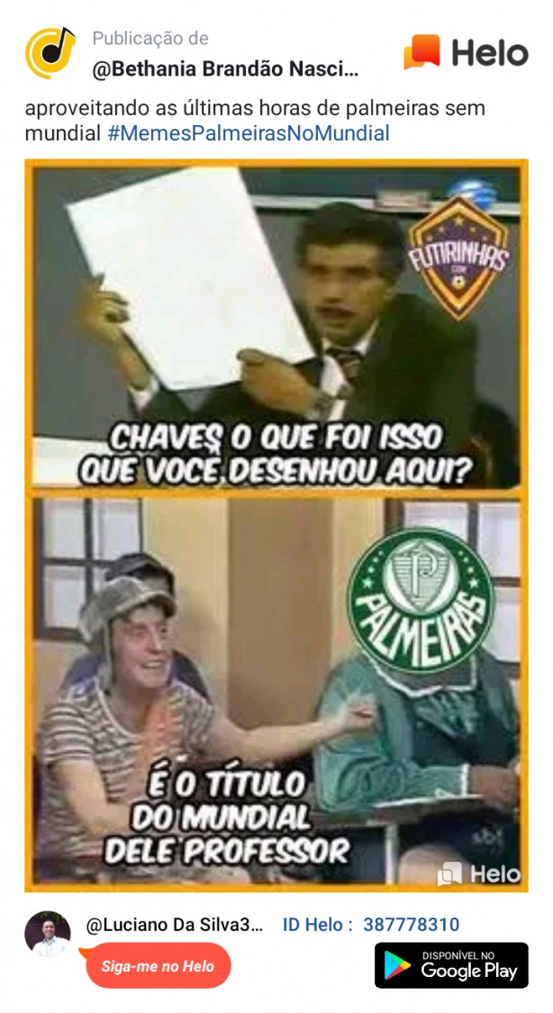 O verdadeiro mundial do Palmeiras palmeira  uma piada?