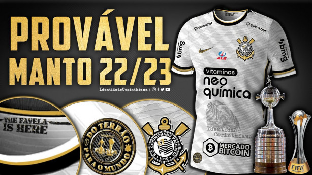 Curte muito estas novas camisas do Corinthians tanto da