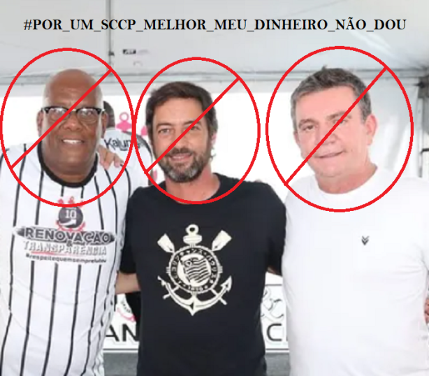 Esses quadrilheiros #$!@% vo destruir nosso Corinthians