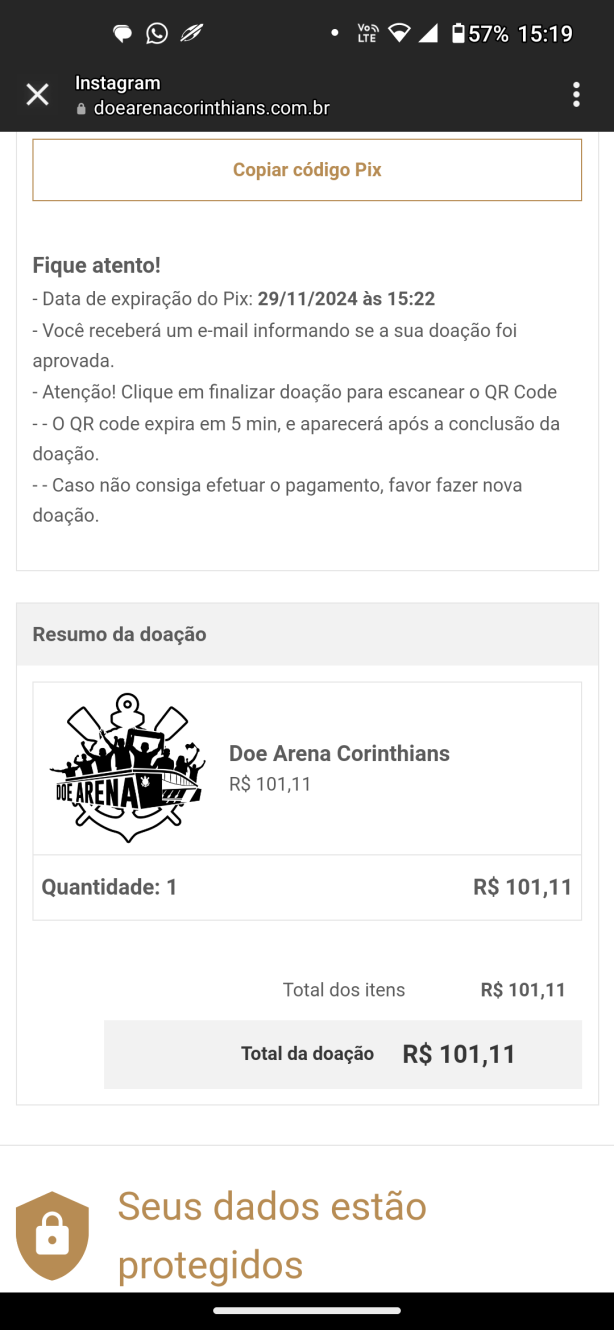 Fala Fiel, maior torcida do mundo. Pessoal, fiz a doao