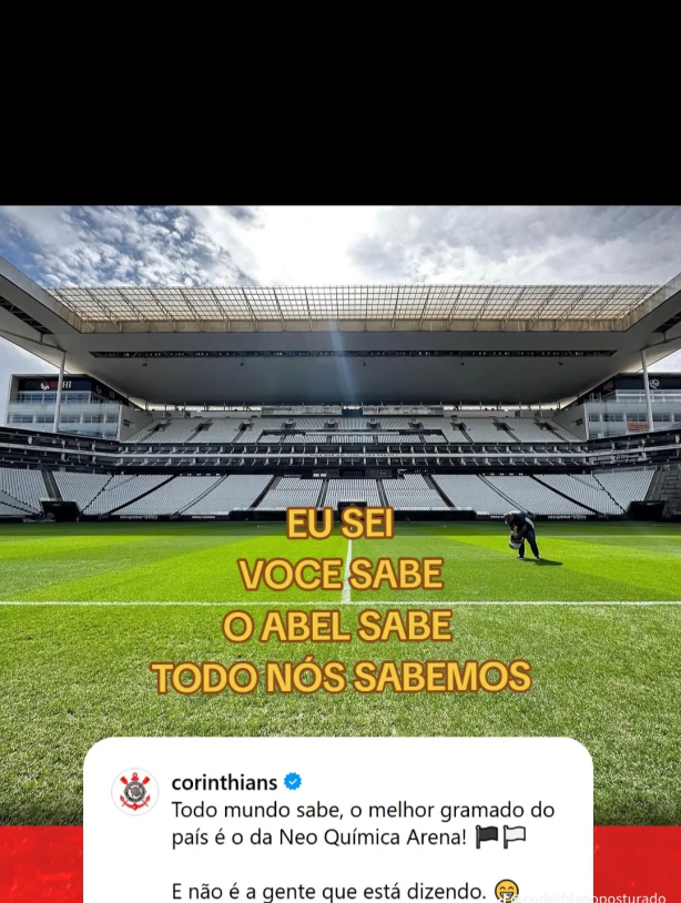 Isso todos nos sabemos o que falta agora e ganhamos