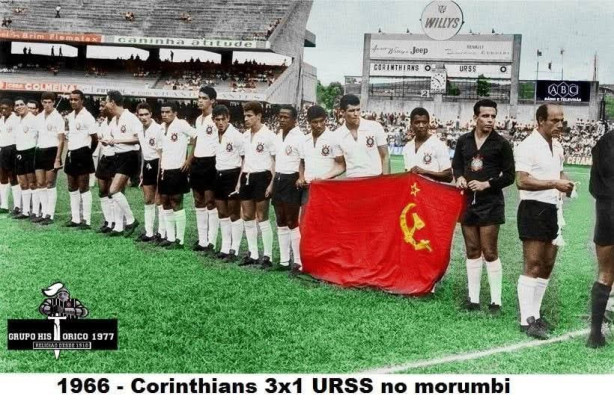 25/01/1966 - Corinthians 3 x 1 URSS (A sele��o da URSS