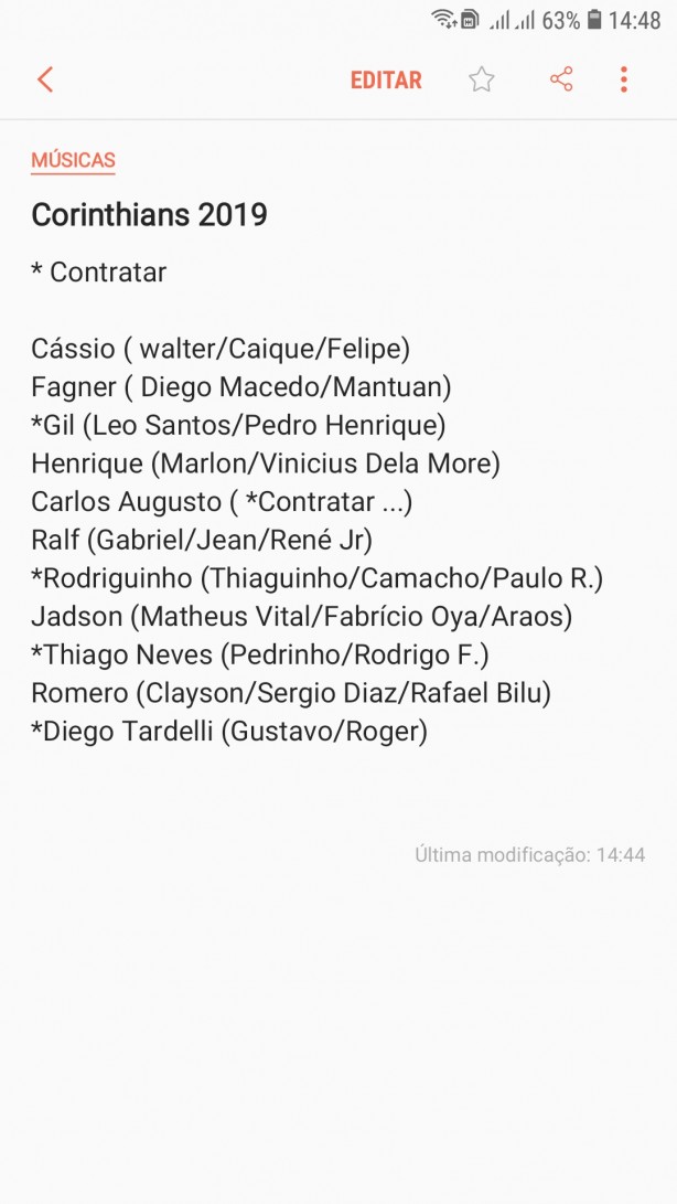 Eu Presidente e Carille treinador