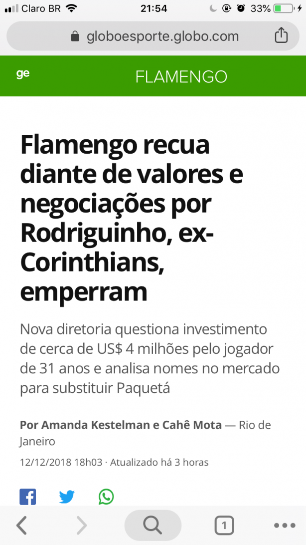 U o Flamengo no era MILIONRIO?