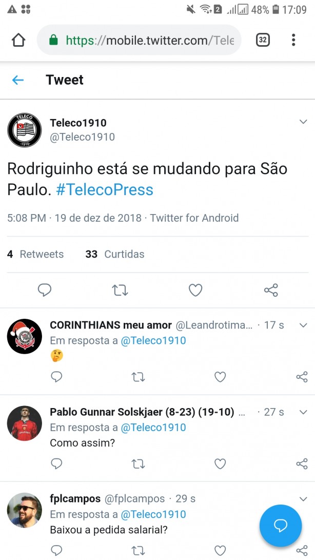 Rodriguinho de volta?