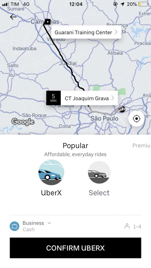Esse uber, vamos pagar?