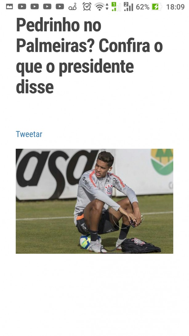 Pedrinho no Palmeiras?