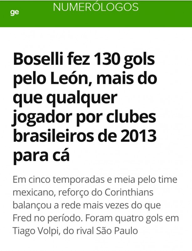 Mauro boselli est a frente de qualquer atacante no Brasil.