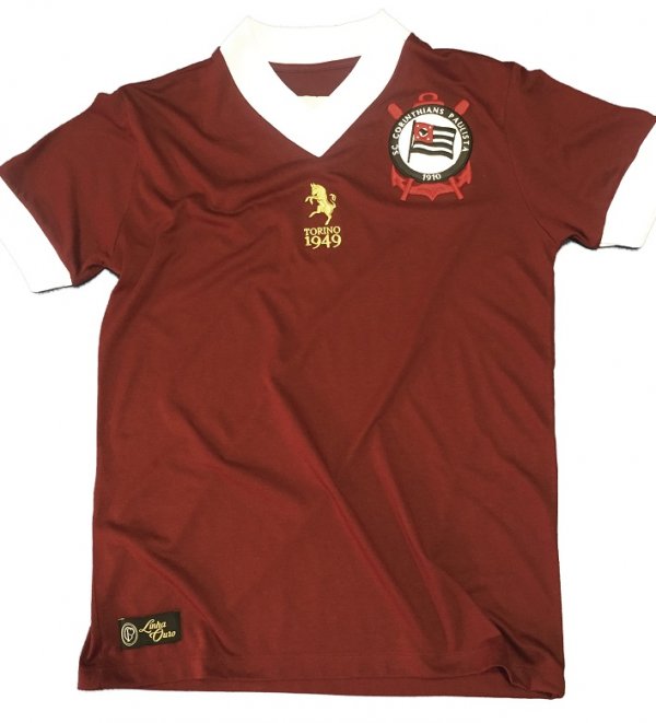 Camisa do Corinthians em homenagem ao Torino 1949