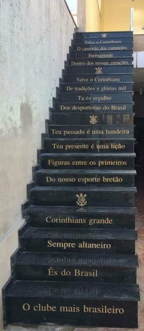 Escadaria do sucesso!