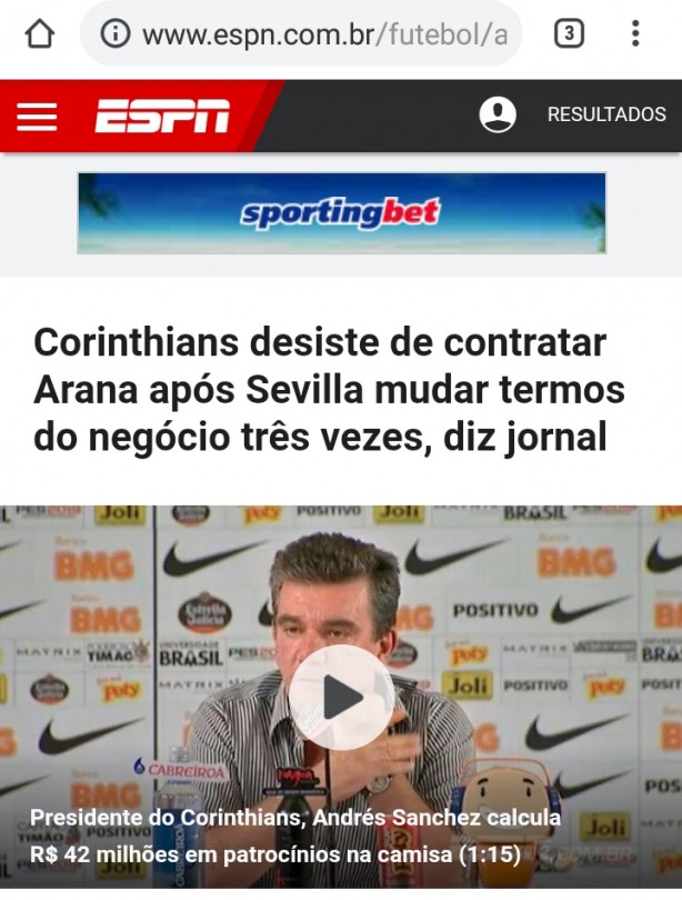 Corinthians desiste de contratar Arana aps Sevilla mudar termos do negcio trs vezes, diz jornal