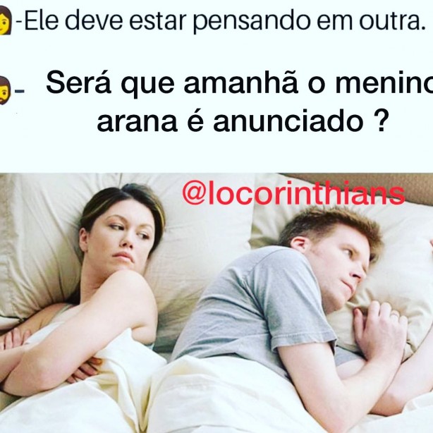 O que ser� que ele est� pensando 🤔?