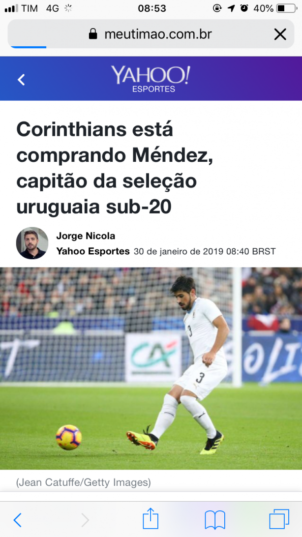 Novo Zagueiro no Corinthians