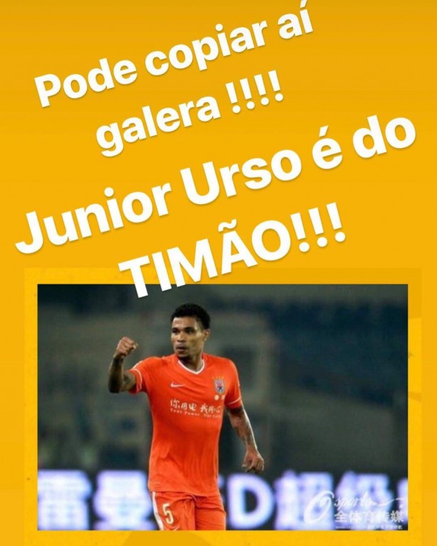 J�nior Urso no Tim&atilde;o!