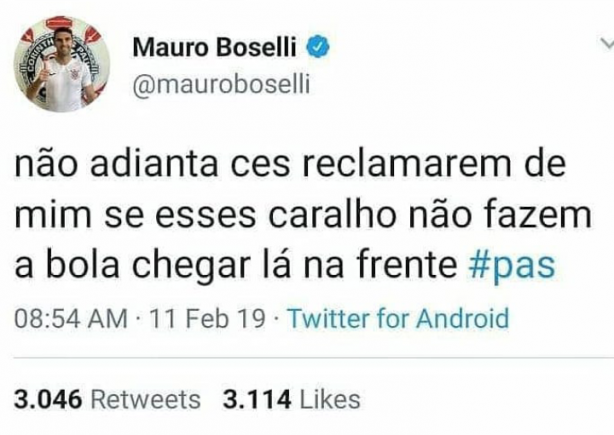 Ele t� com toda raz�o - Boselli #pas
