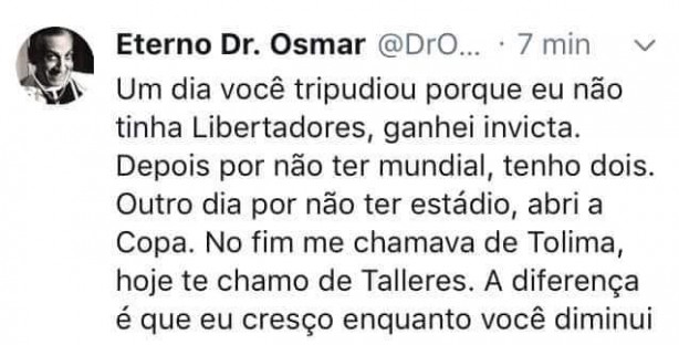 Dr. Osmar Eterno!